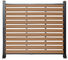 1.5M 1 cerca decorativa composta amigável Panels de Panels Dampproof ECO da cerca de WPC