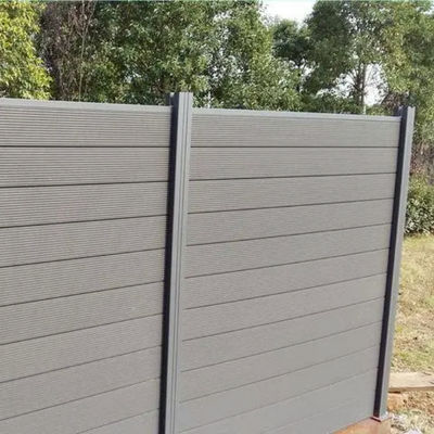 Cerca Panels de 90 x de 90mm WPC painéis de cerco compostos da segurança de 120 x de 120mm