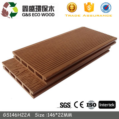 As pragas ocas não biodegradáveis do Decking de Wpc impermeabilizam o revestimento de madeira composto exterior