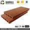 Brown assoalho de madeira natural Grey Hollow Composite Decking do Decking de Wpc da grão de 100 x de 25mm
