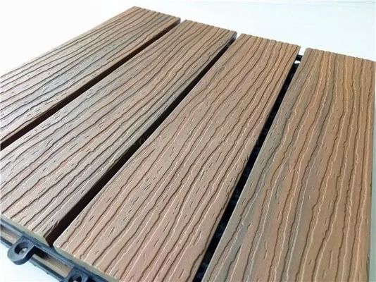Anti deslizamento Decking composto 50mm de Wpc do balcão oco das placas do Decking de 146 x de 22mm WPC