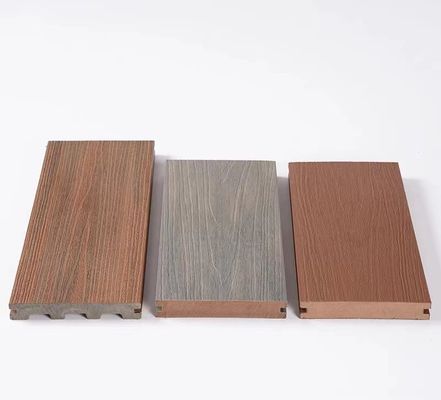 Umidade de 140 x de 25mm - o Decking da prova WPC embarca folhas compostas da anti madeira plástica uv